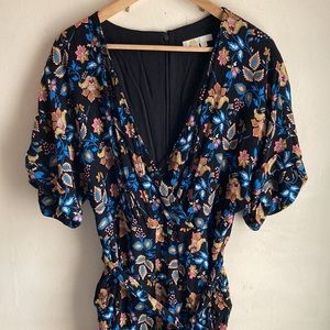 Boden Floral Wrap Alice Jumpsuit Size 12